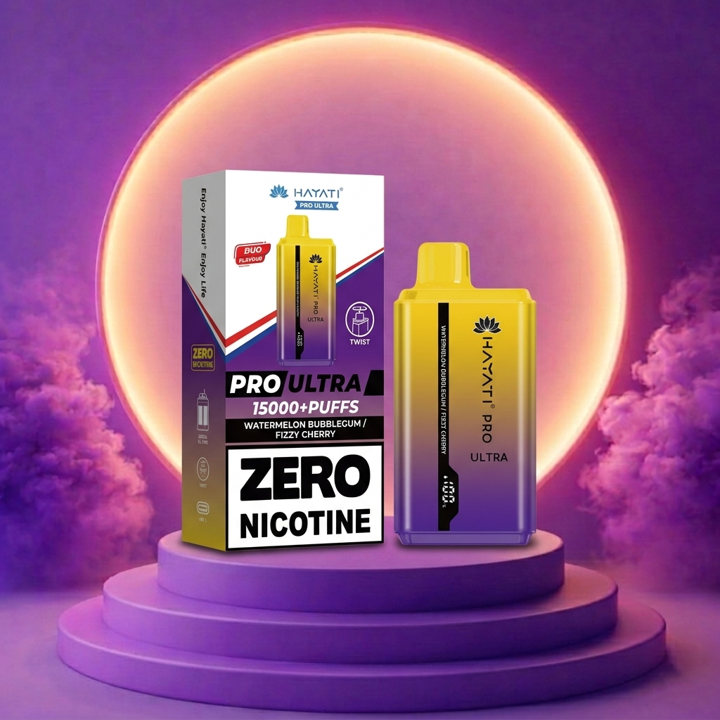 Hayati Pro Ultra 15K Sin Nicotina - Vaper desechable