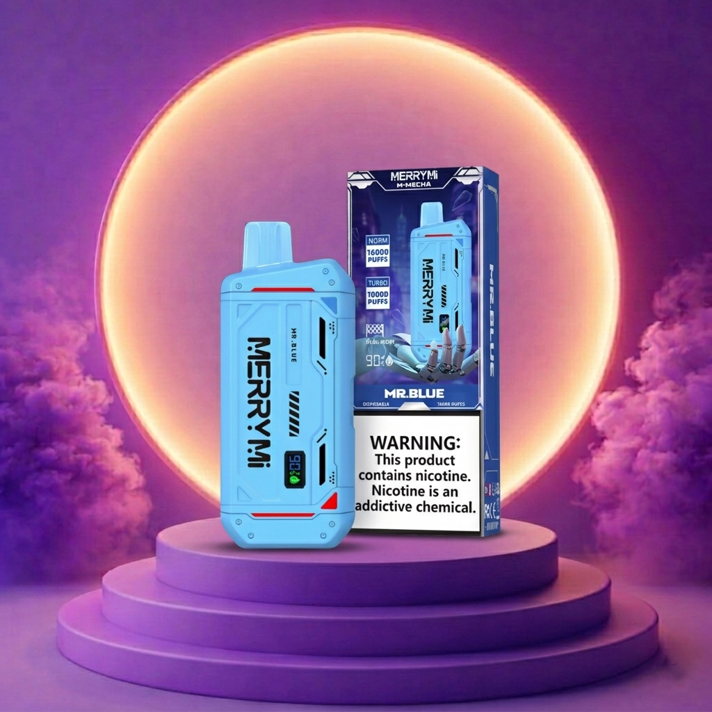 MerryMi M-Mecha 16K - Vaper con nicotina y puff de sabor
