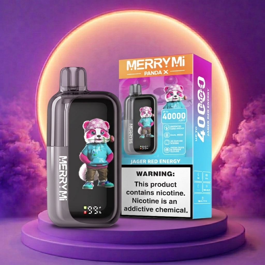 MerryMi Panda X 40K - Vapers desechables con caladas suaves
